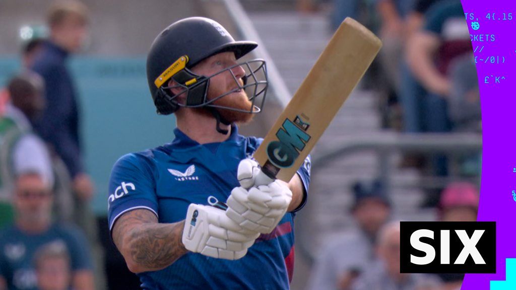 Stokes hits six to bring up record 182