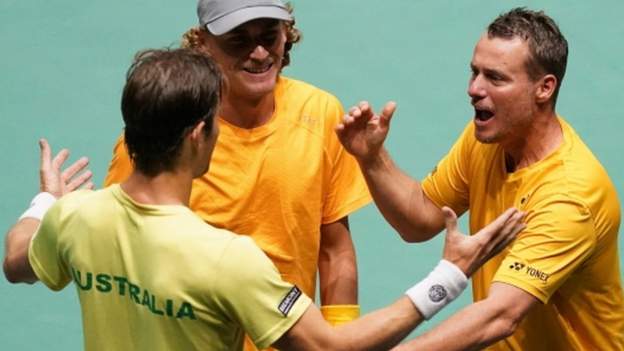 Davis Cup 2023: Australia come from behind to beat France in Great Britain's group