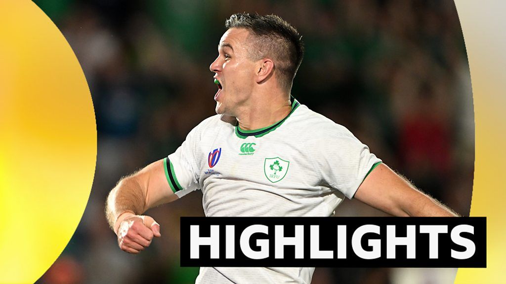 Rugby World Cup: Highlights of Ireland v Tonga, Wales v Portugal and Samoa v Chile