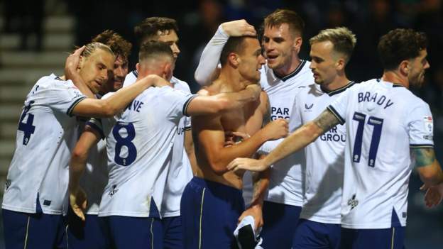 Preston North End 2-1 Birmingham City: Championship leaders come from behind to remain unbeaten